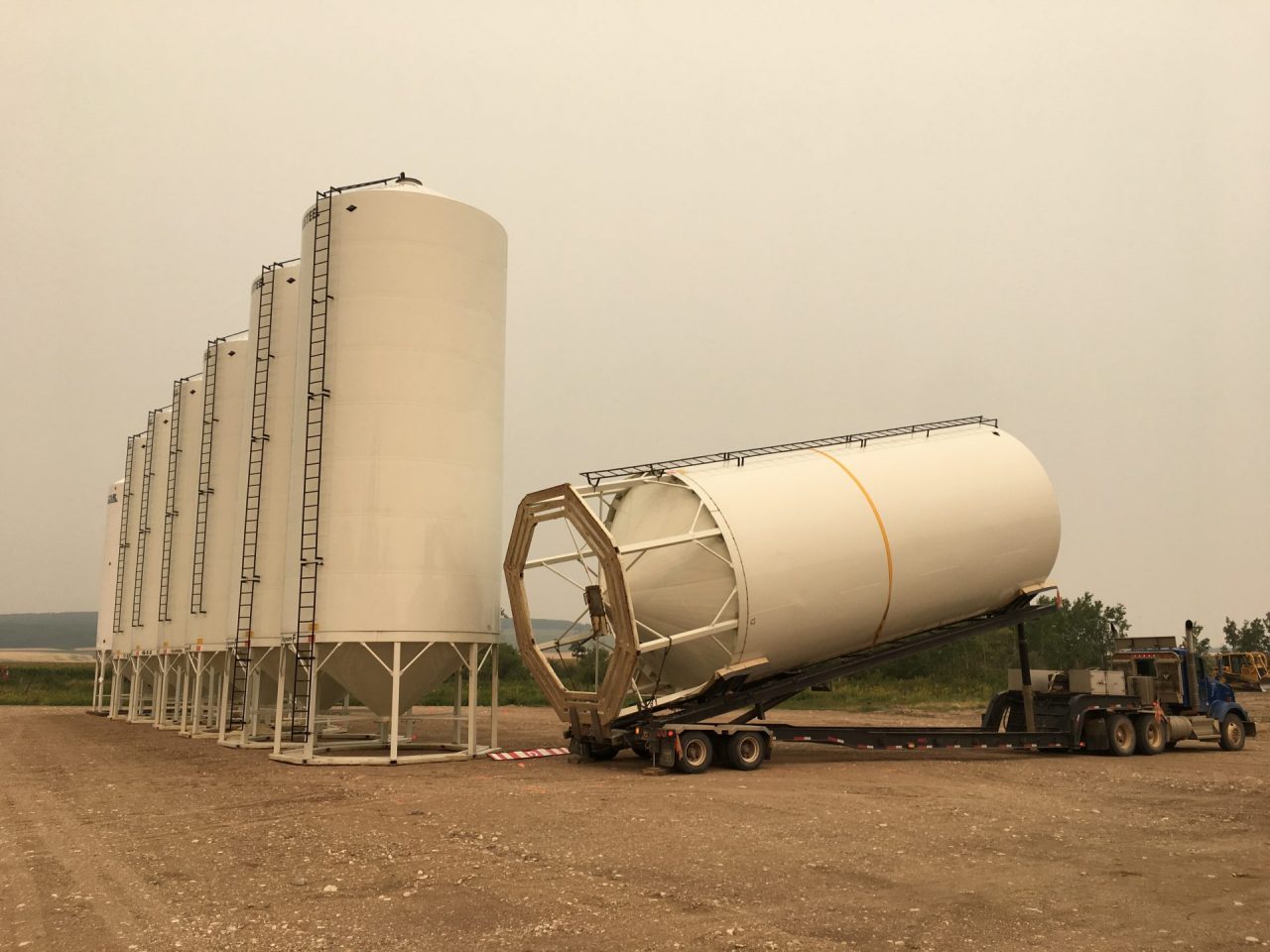 16 Fertilizer Bin/Tank Move Tarin Enterprises Ltd.