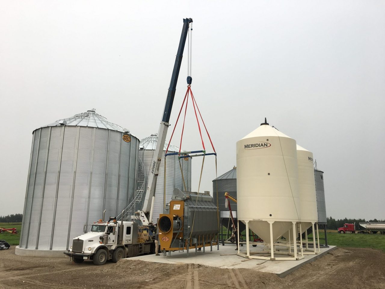 Moving Bins and Grain Dryer/ Lifting Leg System Tarin Enterprises Ltd.